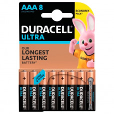 Элемент питания DURACELL Ultra LR03 (ААА) 8шт